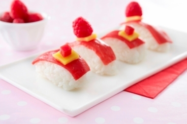 Recette de sushi en gelée de framboise facile et rapide