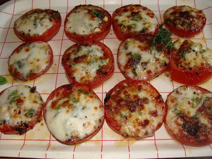 Recette de tomates gratinées à la mozzarella
