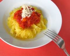 Recette courge spaghetti à l'italienne