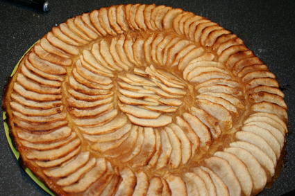 Recette de tarte fine aux pommes et compote de pommes