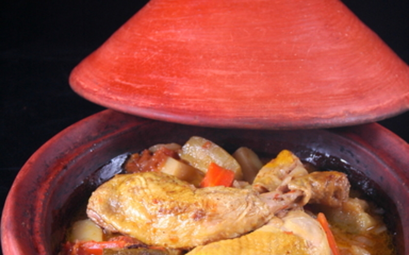 Recette tajine de poulet aux fruits secs économique et facile ...