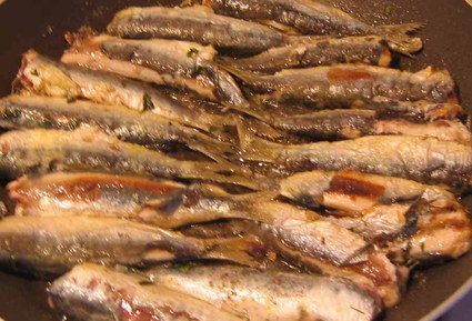 Recette de sardines poêlées