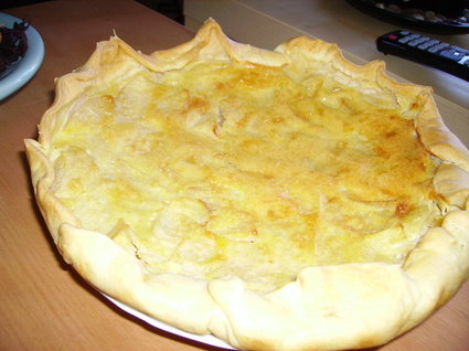 Recette de tarte aux pommes, crème d'amandes et fleur d'oranger ...