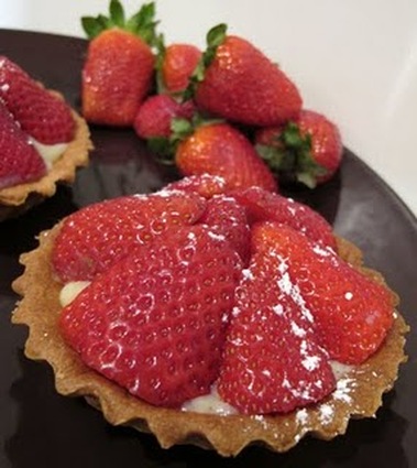 Recette de tartelette aux fraises