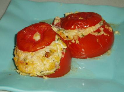 Recette de tomates farcies à la polenta