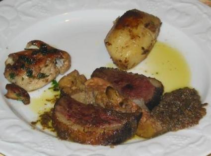 Recette de magret de canard, foie gras et cèpes