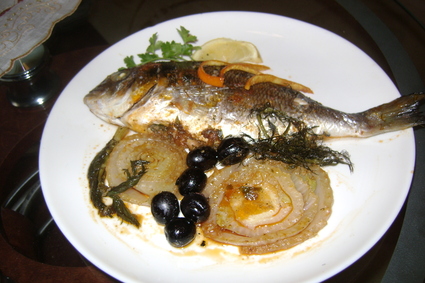 Recette de poissons au fenouil et aux olives