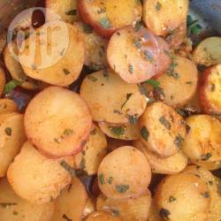 Recette batata bel fliyou : ragoût de pommes de terre à la menthe ...