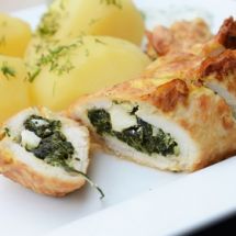 Poulet épinard feta