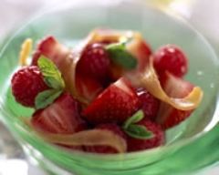 Recette salade de fraises au gingembre