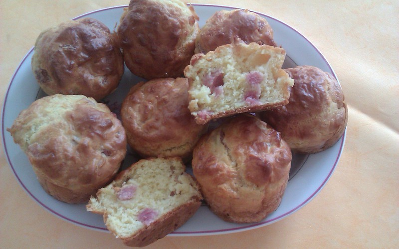 Recette muffins jambon comté pas chère et facile > cuisine étudiant