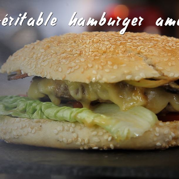 Recette le véritable hamburger américain