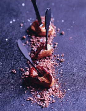Bonbons de foie gras à la poudre de chocolat pour 6 personnes ...