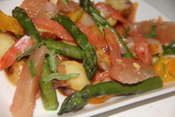 Recette de salade de haddock et truite aux agrumes