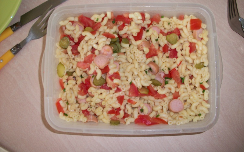 Recette salade de pâtes économique et rapide > cuisine étudiant