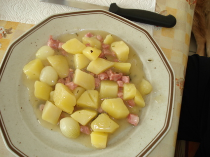 Recette de pommes de terre en ragoût
