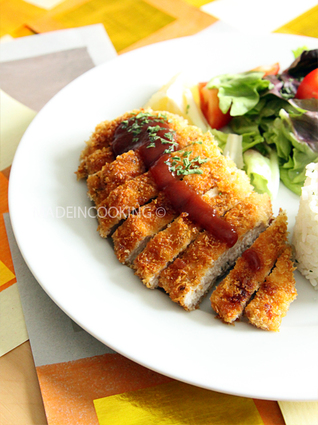 Recette de poulet katsu- sauce tonkatsu