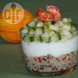 Recette salade de quinoa acidulé en verre – toutes les recettes ...