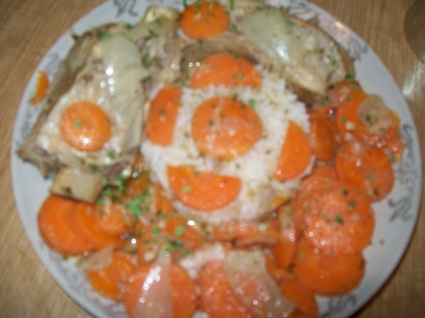 Recette de tendrons de veau, carottes en sauce