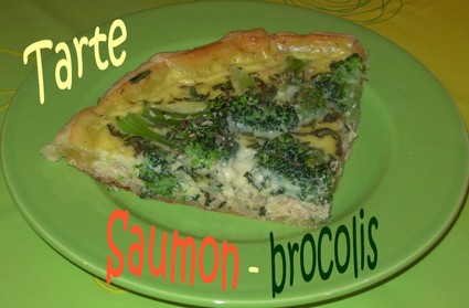 Tarte au saumon et aux brocolis