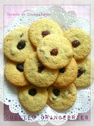 Recette cookies cranberries (cookie)