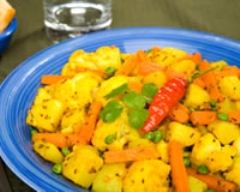 Recette curry de légumes