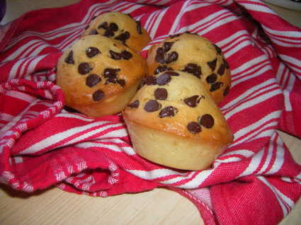 Recette de muffins vanillés aux pépites de chocolat