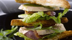 Le club sandwich foie gras et magret pour 4 personnes