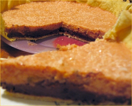 Recette de tarte choco-coco-abricot