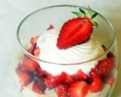Recette verrine vanille fraise