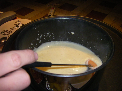 Recette de fondue de babybel