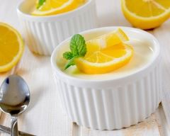 Recette panna cotta vanille et citron