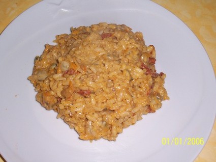 Recette de risotto aux coques et chorizo