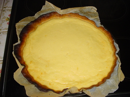 Recette de tarte au fromage blanc citronné