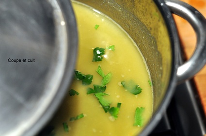 Recette de soupe de flageolets et de haricots verts