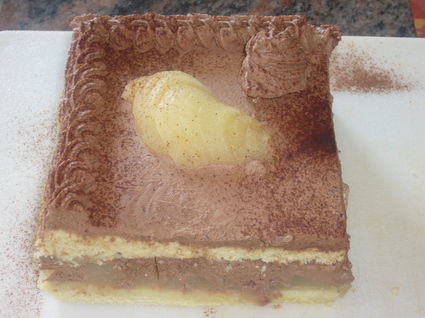 Recette de gâteau poire-chocolat ultra fondant