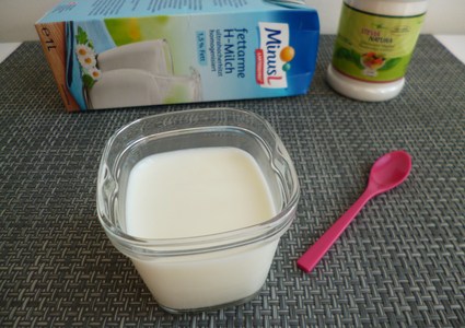 Recette yaourts maison sans lactose et avec stévia crystal