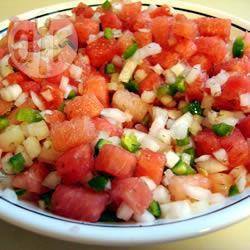 Recette salsa d'été à la pastèque – toutes les recettes allrecipes