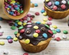 Recette muffins aux deux chocolats et smarties