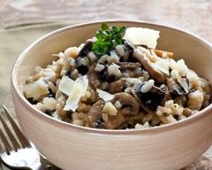 Recette le risotto aux champignons de homeland
