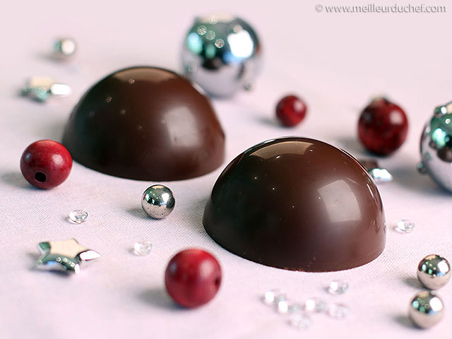 Sphères en chocolat  la recette avec photos  meilleurduchef.com