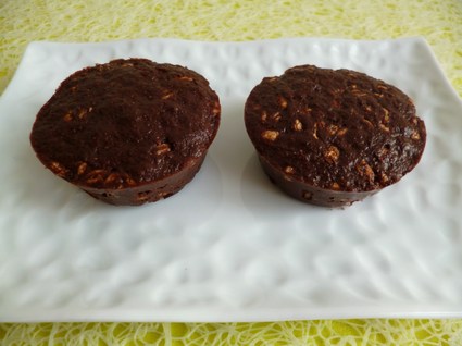 Recette de muffins crus chocolat noisette hyperprotéinés blé ...