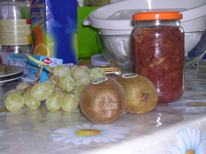 Recette de confiture raisin kiwi