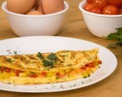 Recette omelettes variées aux épices et aux aromates