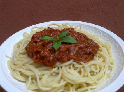 Recette de spaghettis sauce bolognaise traditionnels