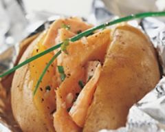 Recette pommes de terre au saumon fumé