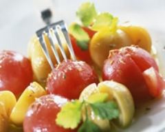 Recette salade de tomates et citrons confits à l'huile d'argan