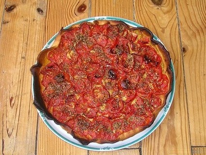 Recette de tarte à la tomate provençale