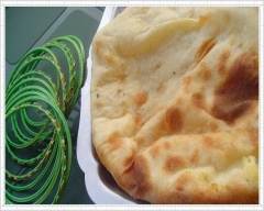Recette naan au fromage