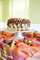 Recette de layer cake géant aux trois chocolats
